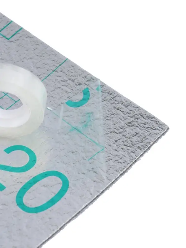 Самоклеящийся ковролин 30х30см, светло-серый