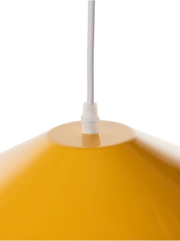 Светильник Lea 1х40Вт Е27 рапсово-жёлтый  26х26х32см