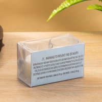 Набор свечей "DAZZLE CANDLE" 70 гр, свежий лён