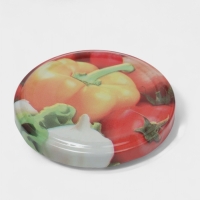 Набор крышек ТО-66 мм &laquo;Элитная&raquo;, металл, лак, цвет МИКС (1 упак.=20шт)