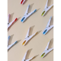 Прищепки бельевые &laquo;Тюльпаны&raquo;, 8,5 см, 12 шт, цвет МИКС