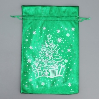 Мешочек подарочный парча &laquo;Зимние сюрпризы&raquo;, 20 х 30 см +/- 1.5 см, Новый год