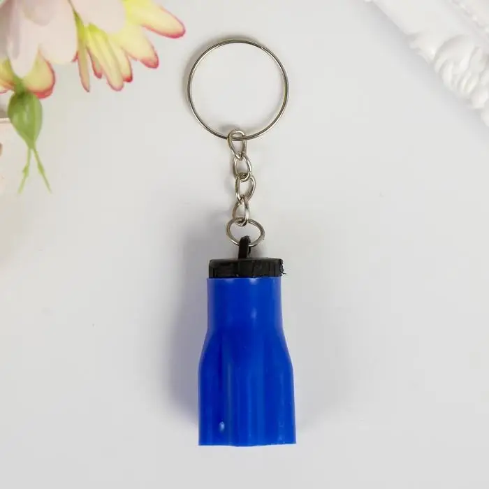 Фонарик брелок для ключей на кольце &laquo;Маленький тюльпанчик&raquo;, МИКС