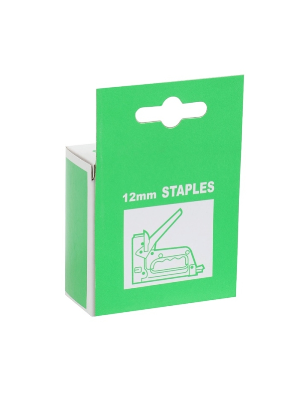 Скобы для мебельного степлера ТУНДРА, закалённые, тип 140, 12 мм, 1000 шт