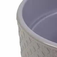 Горшок "Клевер" 4,5 л, D-20 см, h-18 см, цвет серый шёлк