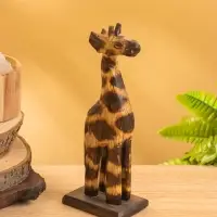 Сувенир "Жирафик" дерево 8х5х20 см, цв. коричневый