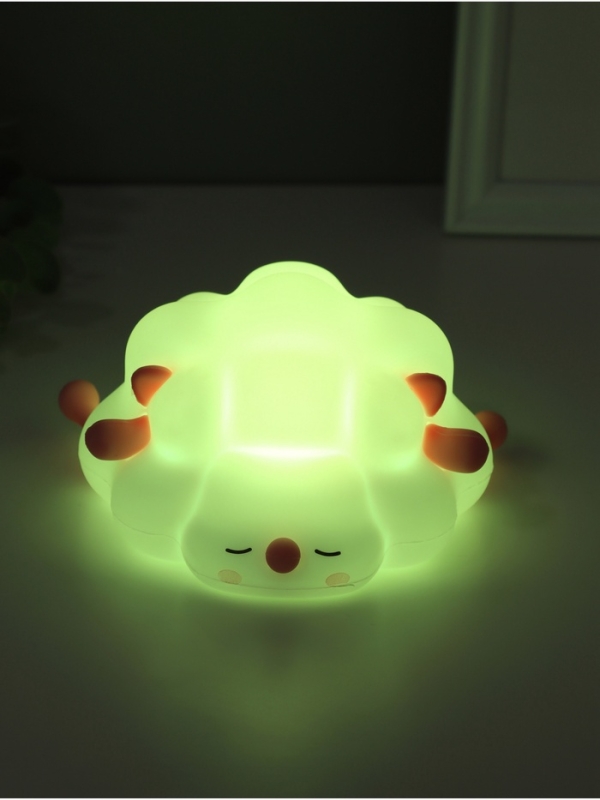 Ночник антистресс "Барашек" 2Вт LED RGB USB 13,8х16,5х8см