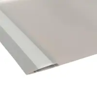 Папка-скоросшиватель Calligrata, А5, 180 мкм, серая с прозрачным верхом