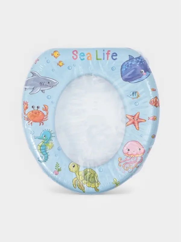 Сиденье для унитаза детское 29х27,5х5 см "Морские жители"
