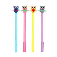 Ручка - прикол Calligrata &laquo;Сова&raquo;, гелевая, МИКС