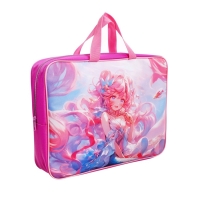 Папка с ручками текстильная А4, 360&times;245&times;70 мм, Calligrata TOP &laquo;Подводная сказка&raquo;