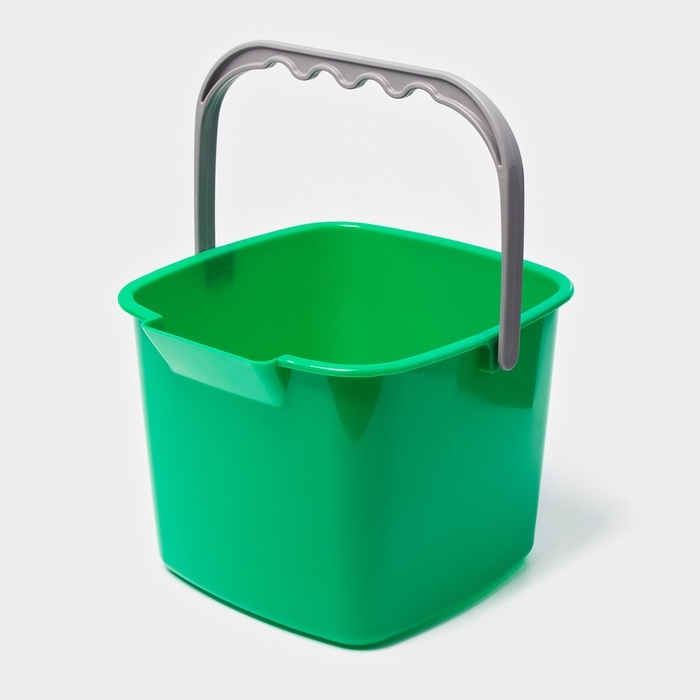 Ведро для уборки, 7,5 л, 25.2&times;25.5&times;19 см, зелёный