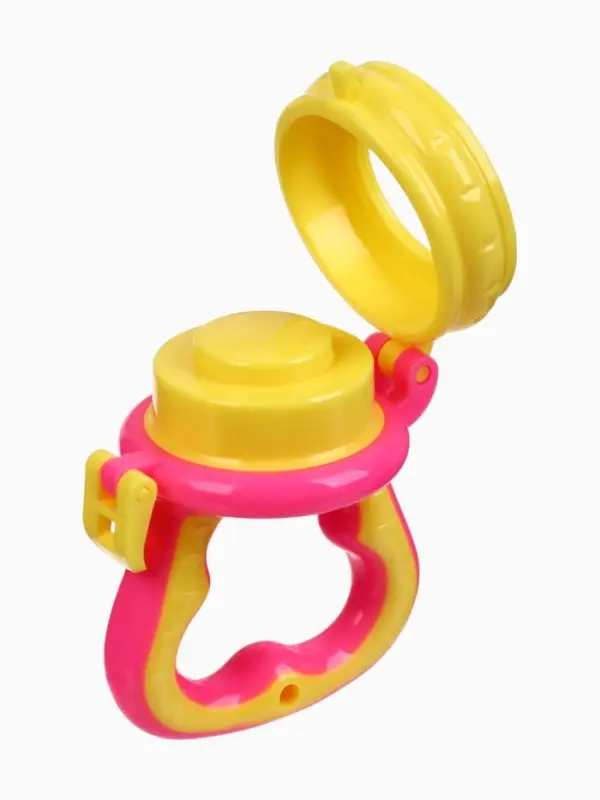 Ниблер (соска для прикорма), с силиконовой сеточкой "Принцесса", цвет розовый