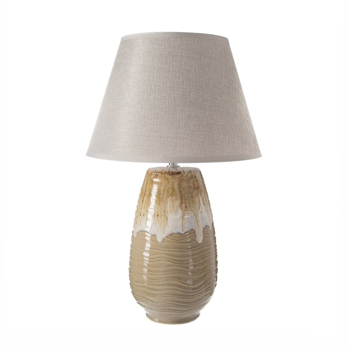 Настольная лампа с абажуром RISALUX &laquo;Кейт&raquo;, Е27, 40 Вт, 30&times;30&times;48 см