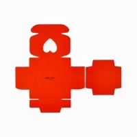 Коробка под бижутерию с окном &laquo;Сердце&raquo;, 7.5 х 7.5 х 3 см