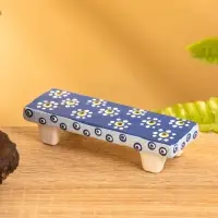 Сувенир &laquo;Столик с ромашками&raquo;, 10&times;2&times;3 см, дерево, голубой