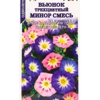 Семена Вьюнок Минор трехцветный /Сотка/ 0,5 г/ 20-30см/ *900