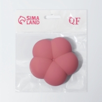 Расчёска массажная &laquo;Цветок&raquo;, 8.5&times;4 см, розовая