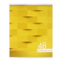 Тетрадь 48 листов в клетку Calligrata &laquo;Мозаика&raquo;, обложка мелованный картон, блок №2, белизна 75% (серые листы), МИКС