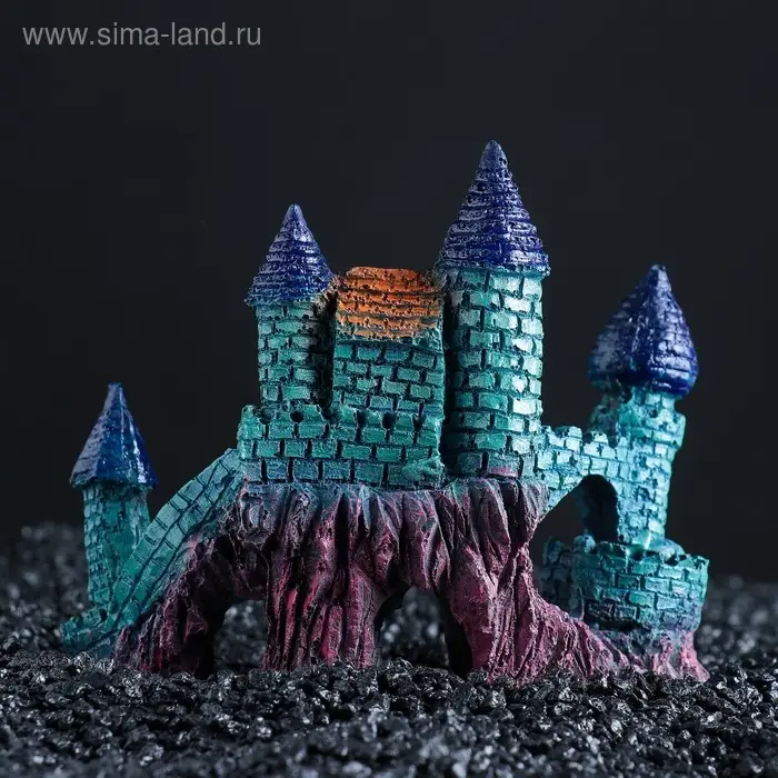 Декор для аквариума "Замок", 15 х 7,5 х 12,5 см