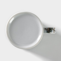 Кружка керамическая с крышкой и ситом &laquo;Птицы в пионах&raquo;, 300 мл