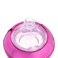 Бутылочка для кормления с наклейками &laquo;Juicy&raquo; от 0 мес., 250 мл., цвет фиолетовый, M&B