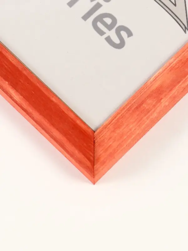 Фоторамка дерево 21х30 см, махагон №2 (пластиковый экран)