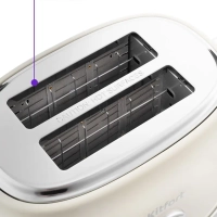 Тостер для хлеба техника для кухни КТ-2038 - 2 слота