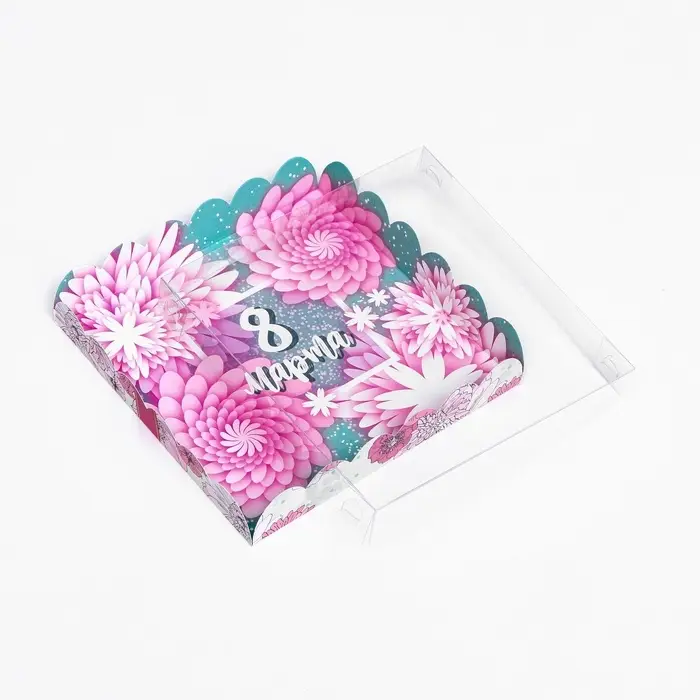 Коробка для печенья, &laquo; 8 марта&raquo; 18&times;18&times;3