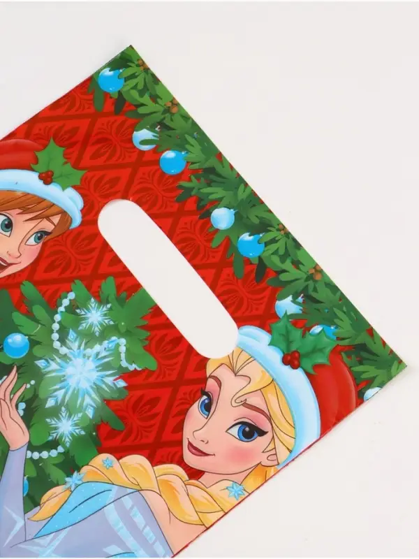 Подарочные пакеты, полиэтилен, набор 15 шт &laquo;Новый год&raquo;