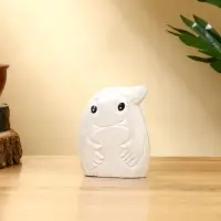 Набор сувенирный "Привидения" дерево H 12, 9, 7 см, цв. светло-серый