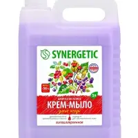 Крем-мыло жидкое биоразлагаемое для мытья рук и тела SYNERGETIC "Дикие ягоды", 5 л