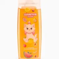 Шампунь для волос детский, 250 мл, аромат тропический лимонад, Кошечка