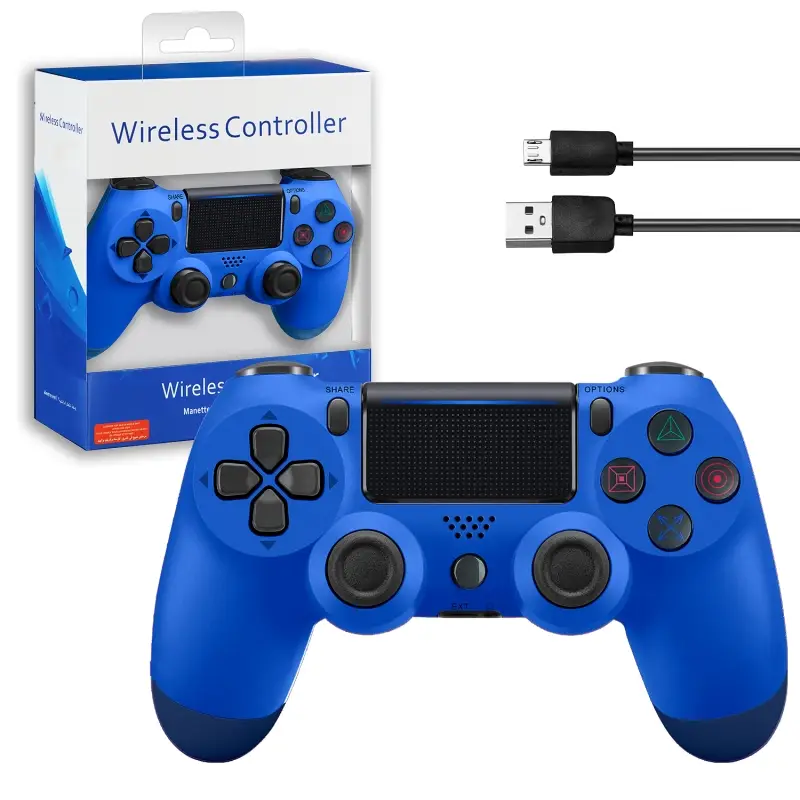 Джойстик беспроводной для консоли синий (no logo) (50шт/кор)