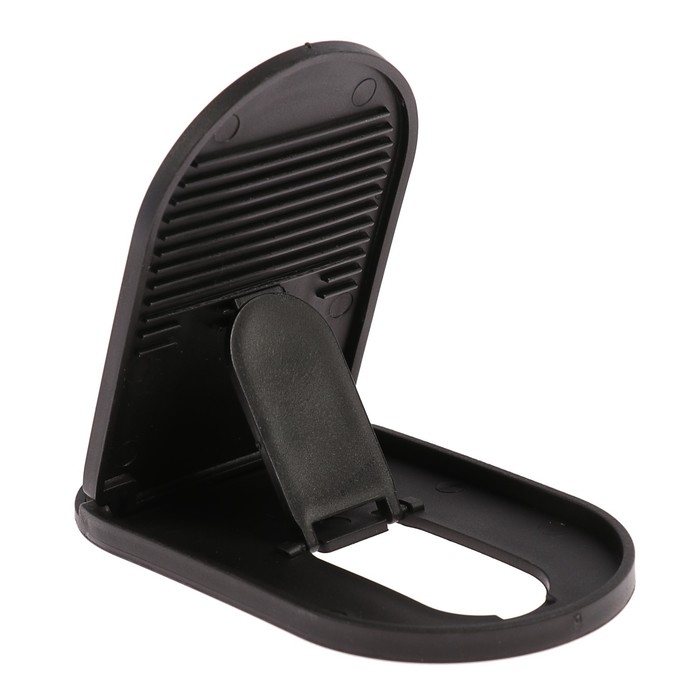 Подставка для телефона Luazon, складная, регулируемая высота, резиновая вставка, чёрная