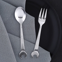 Набор столовых приборов: ложка и вилка &laquo;С Днём защитника Отечества!&raquo;.