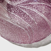 Тарелка стеклянная &laquo;Драхна&raquo;, d=21 см, цвет бордовый