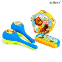 Набор музыкальных инструментов &laquo;Весело поём!&raquo;, 4 предмета, цвета МИКС