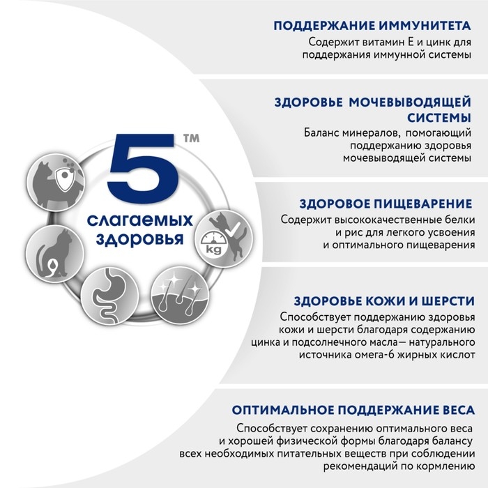 Сухой корм Perfect Fit для чувствительных кошек, индейка, 650 г