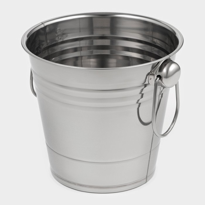 Ведро для льда из нержавеющей стали, 2,5 л, 17&times;15,5 см