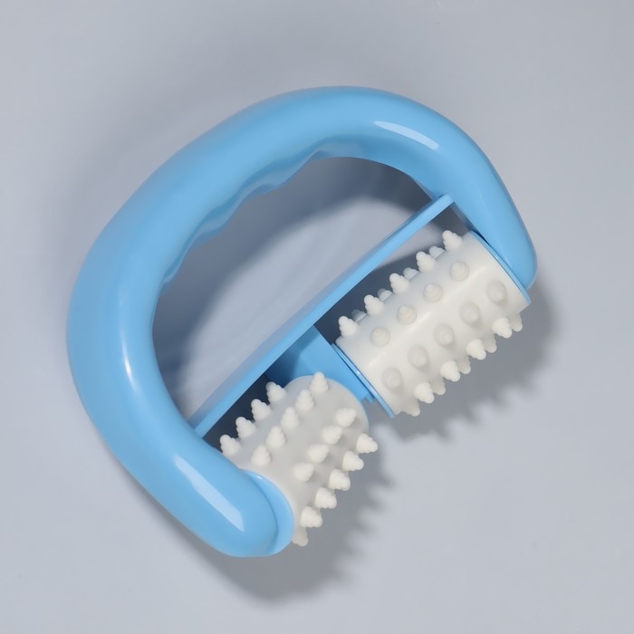 Массажёр &laquo;Роллер&raquo;, с шипами, универсальный, 14 &times; 10 &times; 5 см, цвет МИКС