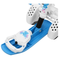 Снегокат с колёсами &laquo;Тимка спорт 6 Бабочки&raquo;, ТС6/БТ, с родительской ручкой, со спинкой и ремнём безопасности