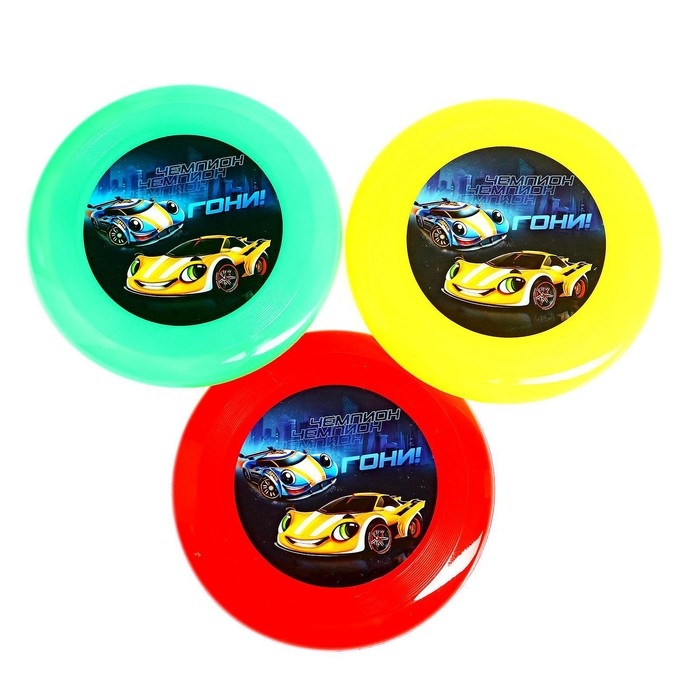 Фрисби, летающая тарелка &laquo;Чемпион&raquo;, цвета МИКС