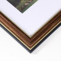 Фоторамка пластик "Офис 2" 21х30 см, бронза