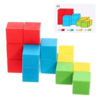 Развивающий набор &laquo;Логик-кубики&raquo;, 24 элемента, 96 заданий, 3+