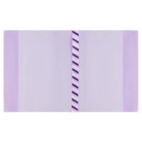 Набор обложек ПЭ 5 штук, 300 х 500 мм, 200 мкм, для учебников формата А4, универсальная, с закладкой, МИКС