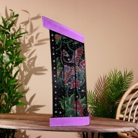 Интерьерная подставка "Лодочка" албезия 30х22х65 см