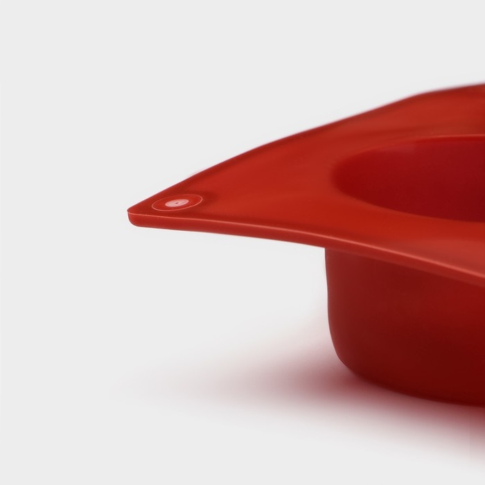 Форма силиконовая для выпечки Доляна &laquo;Фигуры.Круг&raquo;, 29&times;17&times;2,7 см, 8 ячеек (5,8&times;2,7 см), цвет коричневый