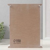 Ключница дерево 6 крючков "Солнце и луна" 26,5х20,8х6,3 см