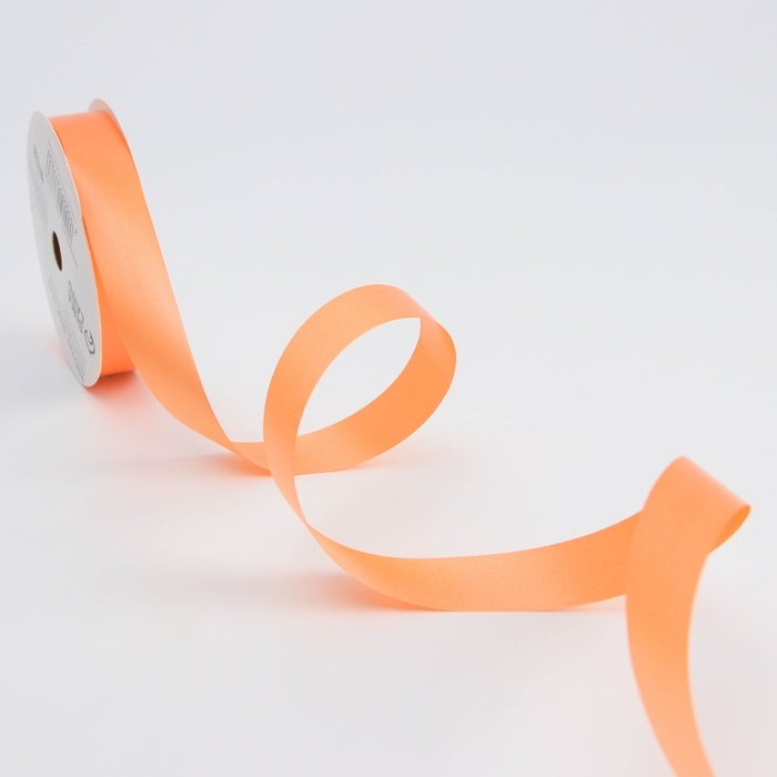 Новый год. Лента для декора и подарков, кремовый, 2 см х 45 м